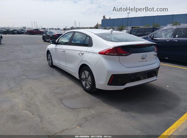 KMHC65LC8KU107092 2019 HYUNDAI IONIQ HYBRID White Tył lewy