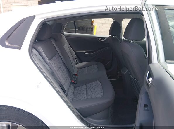 KMHC65LC8KU107092 2019 HYUNDAI IONIQ HYBRID White Widok naklejki z numerem VIN