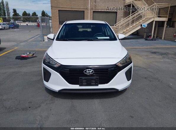 KMHC65LC8KU107092 2019 HYUNDAI IONIQ HYBRID White Widok wnętrza z tyłu