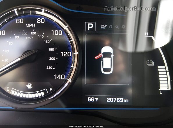 KMHC65LC8KU107092 2019 HYUNDAI IONIQ HYBRID White 