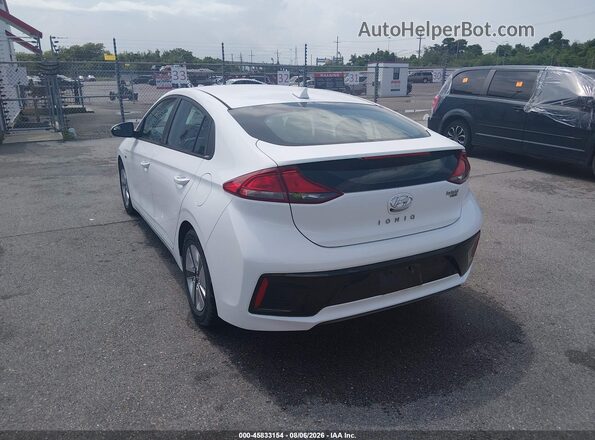 KMHC65LC8KU158818 2019 HYUNDAI IONIQ HYBRID White უკანა მარცხენა