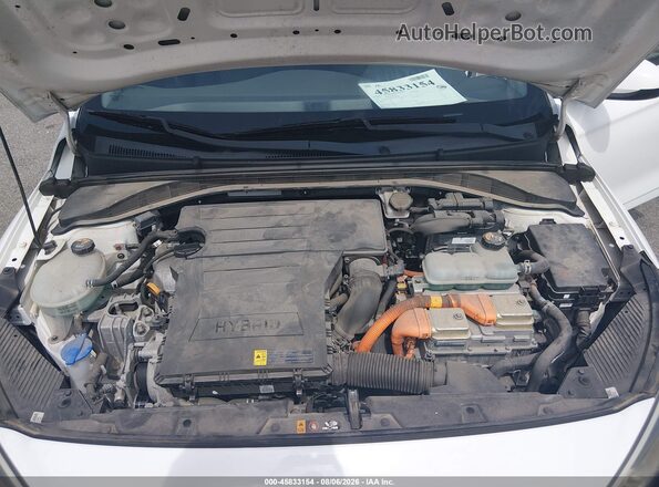KMHC65LC8KU158818 2019 HYUNDAI IONIQ HYBRID White უკანა ხედი