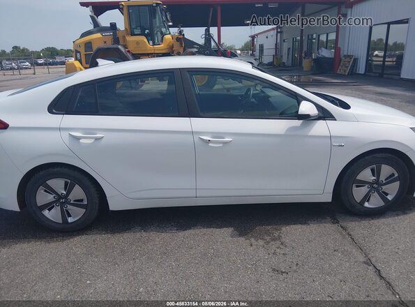 KMHC65LC8KU158818 2019 HYUNDAI IONIQ HYBRID White უკანა სალონის ხედი