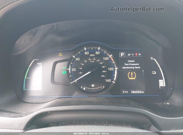 KMHC65LC8KU178941 2019 HYUNDAI IONIQ HYBRID Серый Вид задних сидений