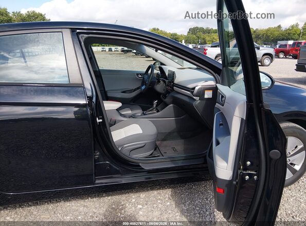 KMHC65LC8LU218761 2020 HYUNDAI IONIQ HYBRID Black წინა სალონის ხედი
