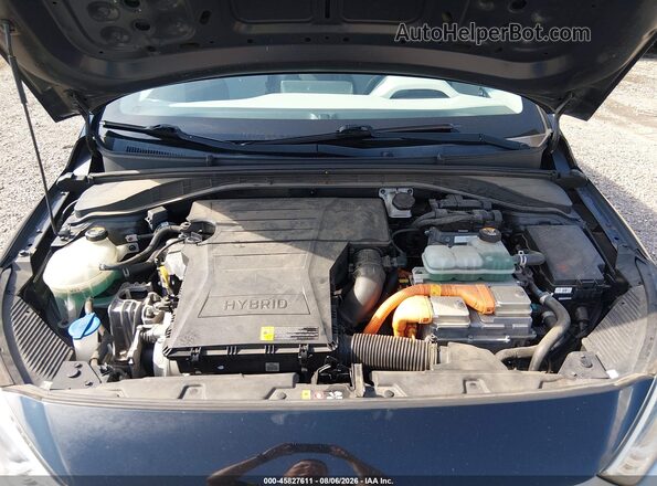 KMHC65LC8LU218761 2020 HYUNDAI IONIQ HYBRID Black უკანა ხედი