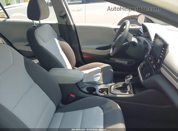 KMHC65LC8LU219098 2020 HYUNDAI IONIQ HYBRID White წინა სალონის ხედი