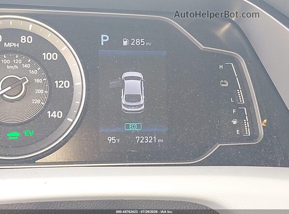 KMHC65LC8LU219098 2020 HYUNDAI IONIQ HYBRID White 