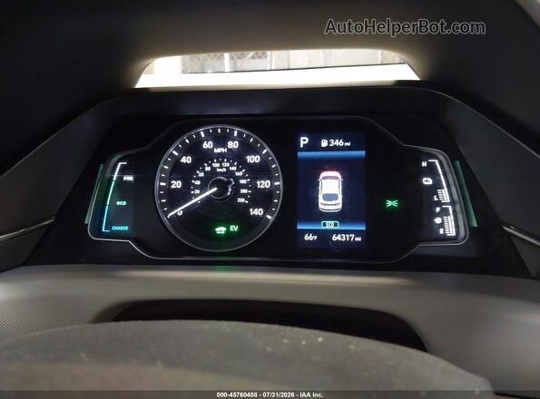 KMHC65LC8LU221739 2020 HYUNDAI IONIQ HYBRID Silver Հետևի նստատեղերի տեսք