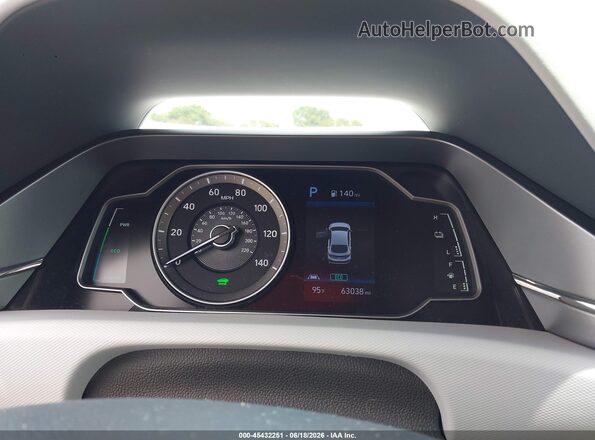 KMHC65LC8LU233311 2020 HYUNDAI IONIQ HYBRID White Rear seats view