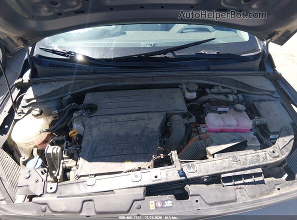 KMHC65LC8MU247307 2021 HYUNDAI IONIQ HYBRID Gray Вид ззаду