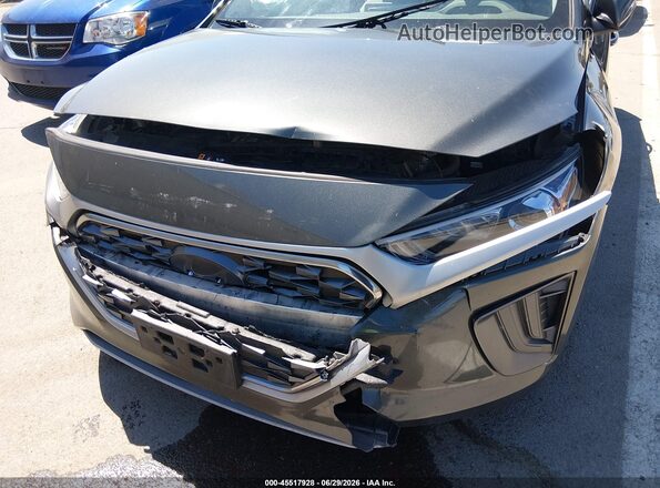 KMHC65LC8MU247307 2021 HYUNDAI IONIQ HYBRID Gray Вид спереду