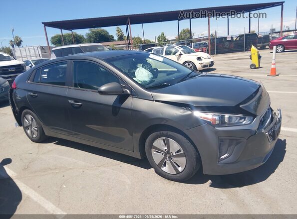 KMHC65LC8MU247307 2021 HYUNDAI IONIQ HYBRID Gray 