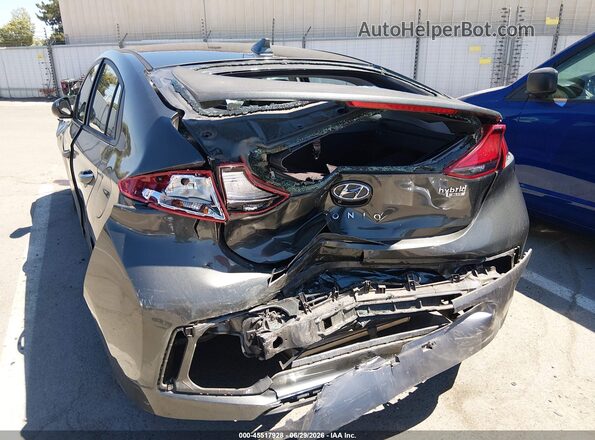 KMHC65LC8MU247307 2021 HYUNDAI IONIQ HYBRID Gray 