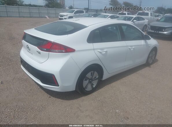 KMHC65LC9JU075753 2018 HYUNDAI IONIQ HYBRID Белый Задняя правая четверть