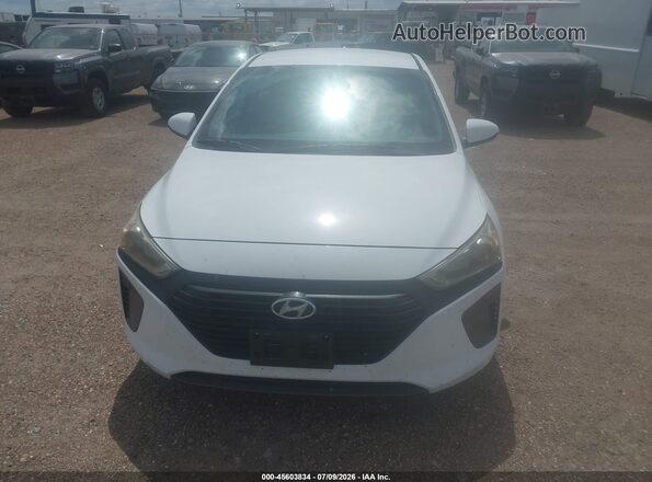 KMHC65LC9JU075753 2018 HYUNDAI IONIQ HYBRID Белый Вид щитка приборов