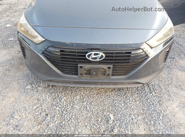 KMHC65LC9JU076482 2018 HYUNDAI IONIQ HYBRID Gray Սալոնի 360 աստիճան տեսք