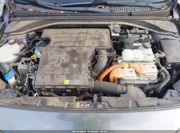 KMHC65LC9JU076482 2018 HYUNDAI IONIQ HYBRID Gray Հետևի տեսք
