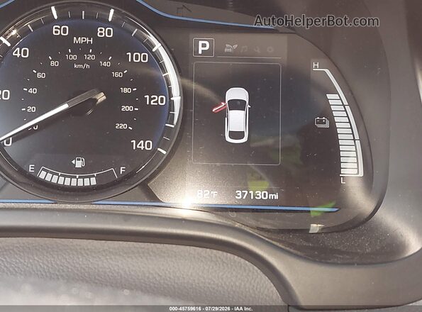 KMHC65LC9JU076482 2018 HYUNDAI IONIQ HYBRID Gray 