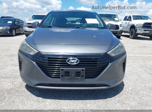 KMHC65LC9KU107604 2019 HYUNDAI IONIQ HYBRID Gray Դիմացի տեսք
