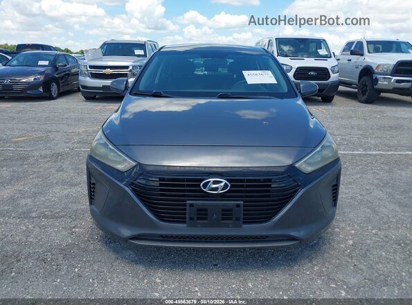 KMHC65LC9KU107604 2019 HYUNDAI IONIQ HYBRID Gray Սարքավորումների վահանակի տեսք
