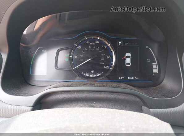 KMHC65LC9KU159248 2019 HYUNDAI IONIQ HYBRID Silver Հետևի նստատեղերի տեսք