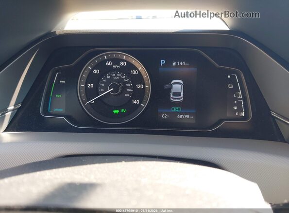 KMHC65LC9LU220003 2020 HYUNDAI IONIQ HYBRID Silver Vista de los asientos traseros