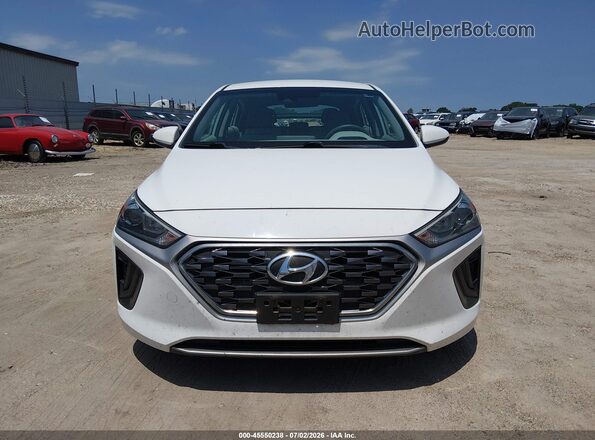 KMHC65LC9LU233320 2020 HYUNDAI IONIQ HYBRID White სალონის 360-გრადუსიანი ხედი