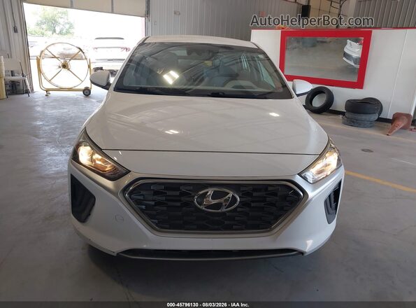 KMHC65LC9LU233608 2020 HYUNDAI IONIQ HYBRID White Вид щитка приладів