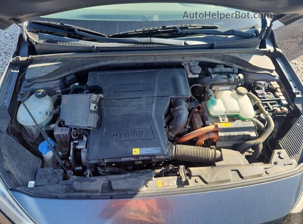 KMHC65LCXHU051777 2017 HYUNDAI IONIQ Gray Vista interior trasera