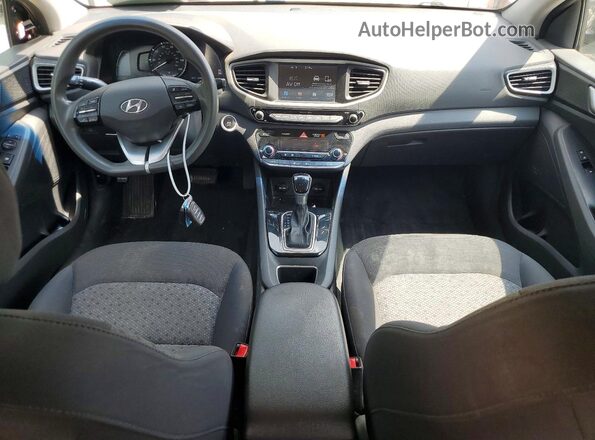 KMHC65LCXHU058034 2017 HYUNDAI IONIQ Gray Vista del salpicadero