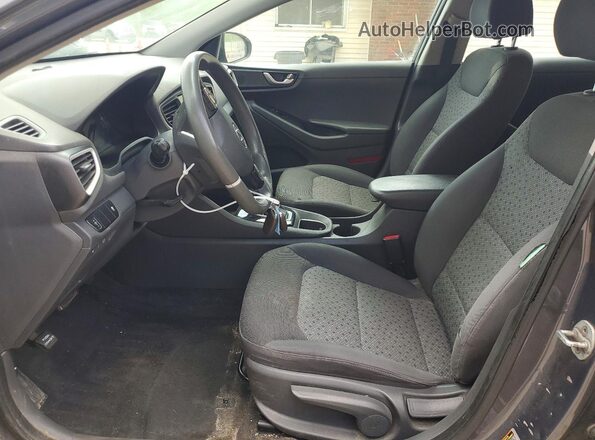 KMHC65LCXHU058034 2017 HYUNDAI IONIQ Gray Vista interior delantera