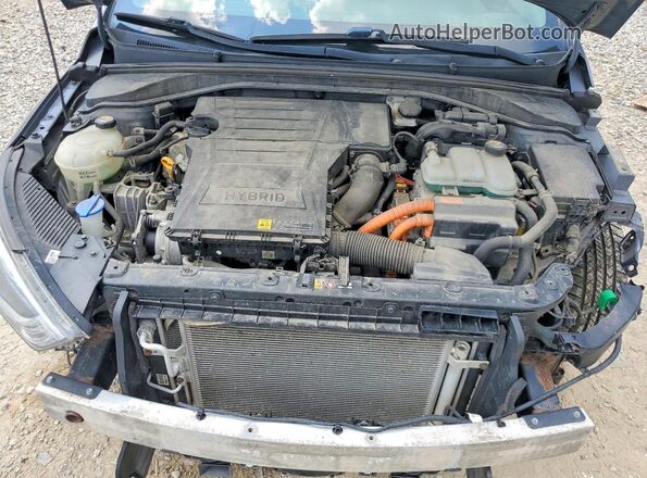 KMHC65LCXHU058034 2017 HYUNDAI IONIQ Gray Vista interior trasera