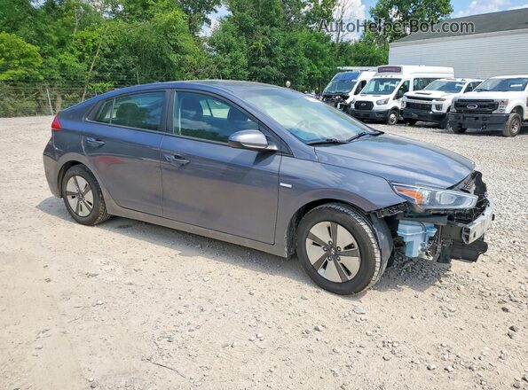 KMHC65LCXHU058034 2017 HYUNDAI IONIQ Gray Delantero derecho