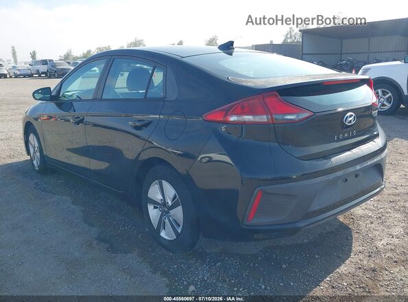 KMHC65LCXJU075650 2018 HYUNDAI IONIQ HYBRID Black Задня ліва чверть