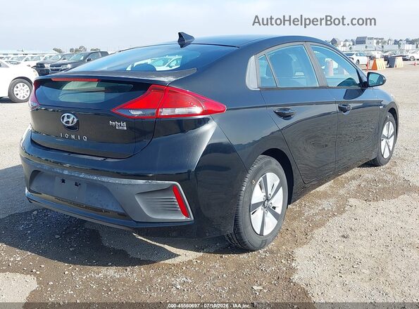 KMHC65LCXJU075650 2018 HYUNDAI IONIQ HYBRID Black Задня права чверть