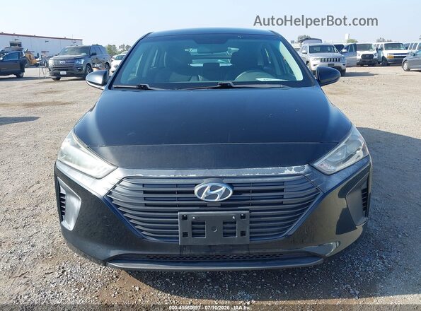 KMHC65LCXJU075650 2018 HYUNDAI IONIQ HYBRID Black Вид щитка приладів