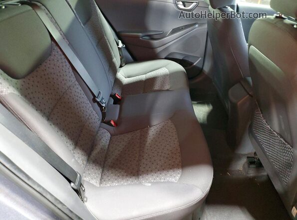 KMHC65LCXJU077902 2018 HYUNDAI IONIQ Gray Rear seats view