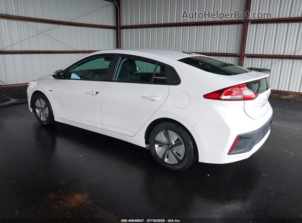 KMHC65LCXJU101194 2018 HYUNDAI IONIQ HYBRID White Задня ліва чверть