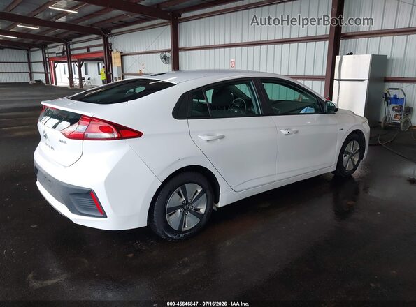 KMHC65LCXJU101194 2018 HYUNDAI IONIQ HYBRID White Задня права чверть