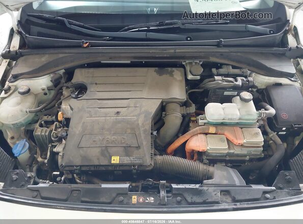 KMHC65LCXJU101194 2018 HYUNDAI IONIQ HYBRID White Вид ззаду