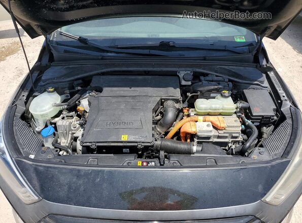 KMHC65LCXKU117283 2019 HYUNDAI IONIQ Black Շարժիչի բաժամունքի տեսք
