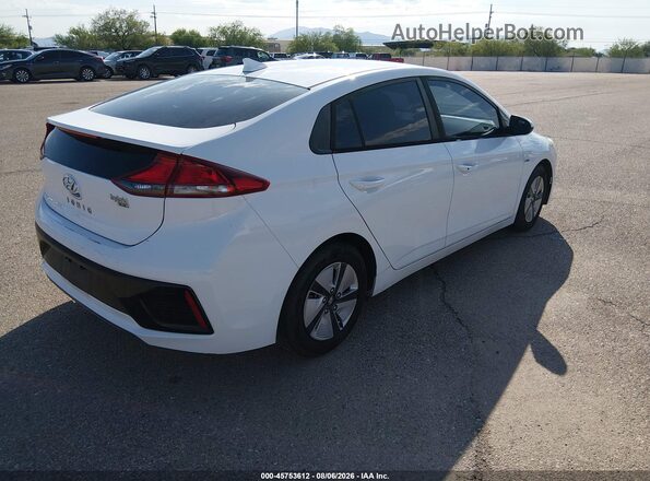 KMHC65LCXKU159145 2019 HYUNDAI IONIQ HYBRID White Задня права чверть