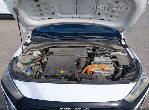 KMHC65LCXKU159145 2019 HYUNDAI IONIQ HYBRID White Вид ззаду