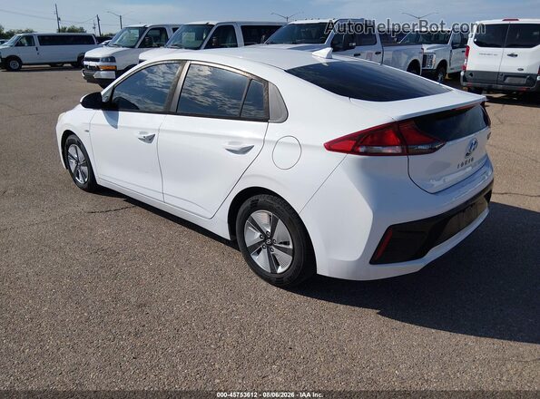 KMHC65LCXKU159145 2019 HYUNDAI IONIQ HYBRID White Задня ліва чверть
