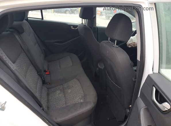 KMHC65LCXKU166807 2019 HYUNDAI IONIQ White Rear seats view
