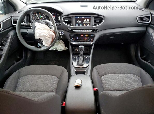 KMHC65LCXKU166807 2019 HYUNDAI IONIQ White Dashboard view