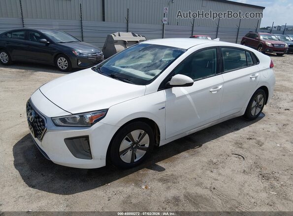 KMHC65LCXLU219524 2020 HYUNDAI IONIQ HYBRID Белый Передняя левая четверть