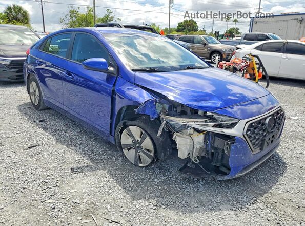 KMHC65LCXLU227574 2020 HYUNDAI IONIQ Синий Передняя правая четверть