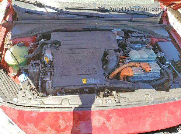 KMHC65LCXLU228708 2020 HYUNDAI IONIQ Red Vista interior trasera